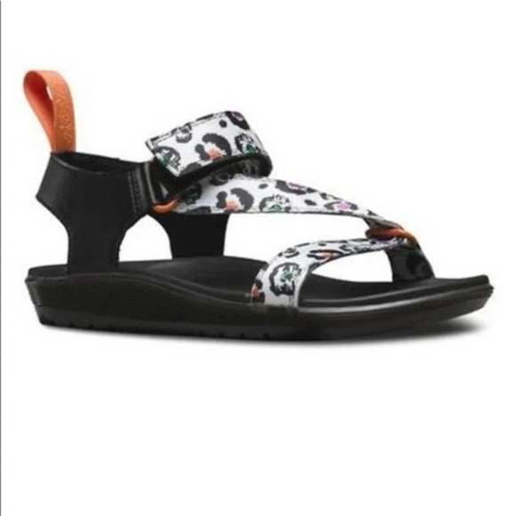 Dr. Martens Balfour Z Strap Neon Animal Print Sandals - Picture 1 of 7